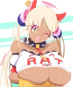 hakos_baelz hakos_baelz_(1st_costume) tsukumo_sana (hololive hololive_english) drawn by erikuukun