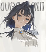 ouro_kronii (hololive hololive_english) drawn by arkhein