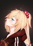 akai_haato (hololive) drawn by nin_fake