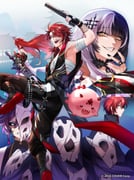 banzoin_hakka elizabeth_rose_bloodflame jurard_t_rexford machina_x_flayon shiori_novella sorawrity_(jurard_t_rexford) (hololive hololive_english holostars holostars_english) drawn by hoto_11010