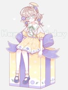 yaguruma_rine yaguruma_rine_(1st_costume) (nijisanji) drawn by kakujoshi_iii