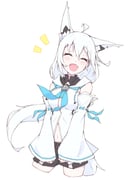 shirakami_fubuki shirakami_fubuki_(1st_costume) (hololive) drawn by eihire