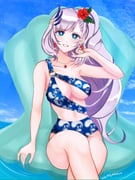 pavolia_reine (hololive hololive_indonesia) drawn by uji10ukifune