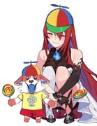 elizabeth_rose_bloodflame elizabeth_rose_bloodflame_(1st_costume) rosarian_(elizabeth_rose_bloodflame) (hololive hololive_english) drawn by dasdokter