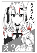 nakiri_ayame takane_lui (hololive) drawn by ringo_21_a