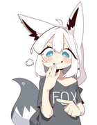 shirakami_fubuki (hololive) drawn by cocomayo29_(tomato)