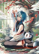 ryuushen ryuushen_(3rd_costume) (nijisanji) drawn by oumiomi