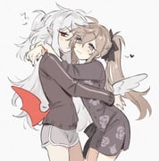 kanae_(nijisanji) sanya_(nijisanji) (nijisanji) drawn by sp1nosaur