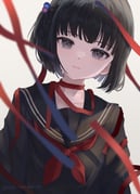 amemori_sayo amemori_sayo_(1st_costume) (nijisanji) drawn by nanamiya_ruri