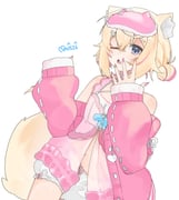 mococo_abyssgard mococo_abyssgard_(pajamas) (hololive hololive_english) drawn by mouchi_(momouchie)