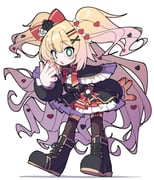 akai_haato akai_haato_(gothic_lolita) (hololive) drawn by shinomu_(cinomoon)