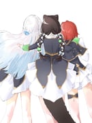 ange_katrina inui_toko lize_helesta (nijisanji) drawn by benihoppe_07