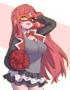 houshou_marine (hololive how_about_paipai_mask?_(houshou_marine)) drawn by rddumpling