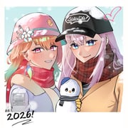 pavolia_reine takanashi_kiara (hololive hololive_english hololive_indonesia) drawn by yooru_(yooruverse)