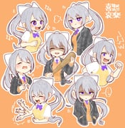 higuchi_kaede higuchi_kaede_(1st_costume) higuchi_kaede_(summer_uniform) (nijisanji) drawn by ringo_21_a