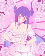 nerissa_ravencroft (hololive hololive_english oyomeholic_(nerissa_ravencroft)) drawn by pawz212