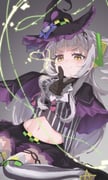 murasaki_shion murasaki_shion_(1st_costume) (hololive) drawn by urazz