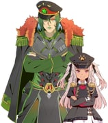 hanabatake_chaika hanabatake_chaika_(6th_costume) matsukai_mao matsukai_mao_(2nd_costume) (nijisanji) drawn by akitetsu