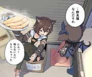 debidebi_debiru fumino_tamaki fumino_tamaki_(1st_costume) (nijisanji) drawn by orizuru