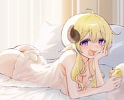 tsunomaki_watame (hololive) drawn by suiminsheep