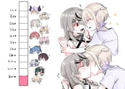 amane_kanata azki_(hololive) hakui_koyori hoshimachi_suisei kazama_iroha la+_darknesss murasaki_shion omaru_polka rindo_chihaya sakamata_chloe sakamata_chloe_(1st_costume) takane_lui todoroki_hajime todoroki_hajime_(1st_costume) (hololive hololive_dev_is) drawn by tora_(nanamiiill)