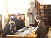 fuwa_minato kagami_hayato kaida_haru kenmochi_touya kenmochi_touya_(1st_costume) (nijisanji) drawn by inaotteko_ze