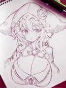 warabeda_meiji (nijisanji) drawn by tsukareta_san