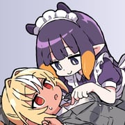 ninomae_ina'nis shiranui_flare (hololive hololive_english) drawn by hyperkit