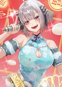 sukoya_kana sukoya_kana_(8th_costume) (nijisanji) drawn by doidamon