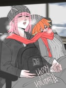 mori_calliope takanashi_kiara (hololive hololive_english) drawn by jasper_xandros