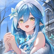 yukihana_lamy yukihana_lamy_(1st_costume) (hololive) drawn by hz_(helu_2)