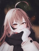 nanashi_mumei nanashi_mumei_(casual) (hololive hololive_english) drawn by saltdcrmell