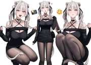 shishiro_botan (hololive) drawn by wanne