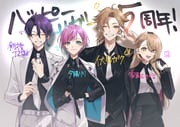 fushimi_gaku ienaga_mugi kenmochi_touya yuuhi_riri (nijisanji) drawn by saw_(dtn_error)