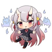 karma_(nakiri_ayame) nakiri_ayame shiranui_(nakiri_ayame) (hololive) drawn by shinonome_shino_(artist)