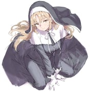sister_claire sister_claire_(1st_costume) (nijisanji) drawn by rhinth