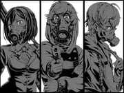 kanae_(1st_costume)_(nijisanji) kanae_(nijisanji) roto_(kanae) shibuya_hajime shibuya_hajime_(1st_costume) shizuka_rin shizuka_rin_(1st_costume) (nijisanji) drawn by ume_(yume_uta_da)