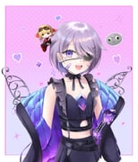 kaela_kovalskia koseki_bijou koseki_bijou_(casual) pebble_(koseki_bijou) (hololive hololive_english hololive_indonesia) drawn by harveythenerdy