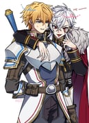 ex_albio ex_albio_(1st_costume) kuzuha_(2nd_costume)_(nijisanji) kuzuha_(nijisanji) (nijisanji) drawn by creepyday