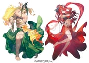 hanabatake_chaika lain_paterson (nijisanji) drawn by katou_itsuwa