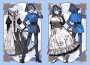 ouro_kronii ouro_kronii_(4th_costume) ouro_kronii_(maid) (hololive hololive_english) drawn by mizuhasi