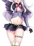 murasaki_shion murasaki_shion_(1st_costume) (hololive) drawn by cocozasa
