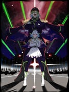 hanabatake_chaika lize_helesta (nijisanji nijisanji_koshien tengen_toppa_gurren_lagann) drawn by isshiki_(ffmania7)