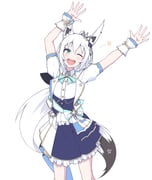 shirakami_fubuki (hololive) drawn by eihire