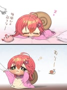 sakura_miko (hololive) drawn by harumina_mau