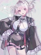 shiina_yuika shiina_yuika_(14th_costume) (nijisanji) drawn by nanamiya_ten