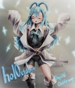 kobo_kanaeru moona_hoshinova moona_hoshinova_(1st_costume) (hololive hololive_indonesia) drawn by nymph_rhythm