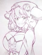 warabeda_meiji (nijisanji) drawn by tsukareta_san