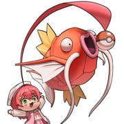 magikarp sakura_miko sakura_miko_(school_uniform) (hololive pokemon) drawn by moggald