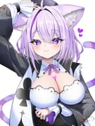 nekomata_okayu nekomata_okayu_(wonderland) (hololive) drawn by torakichi_888